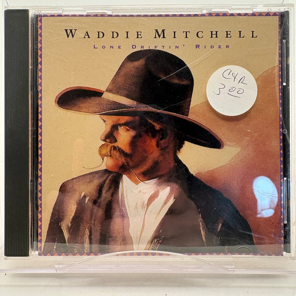 Waddie Mitchell Lone Driftin Rider CD 1992 Warner Bros Western Cowboy Poetry